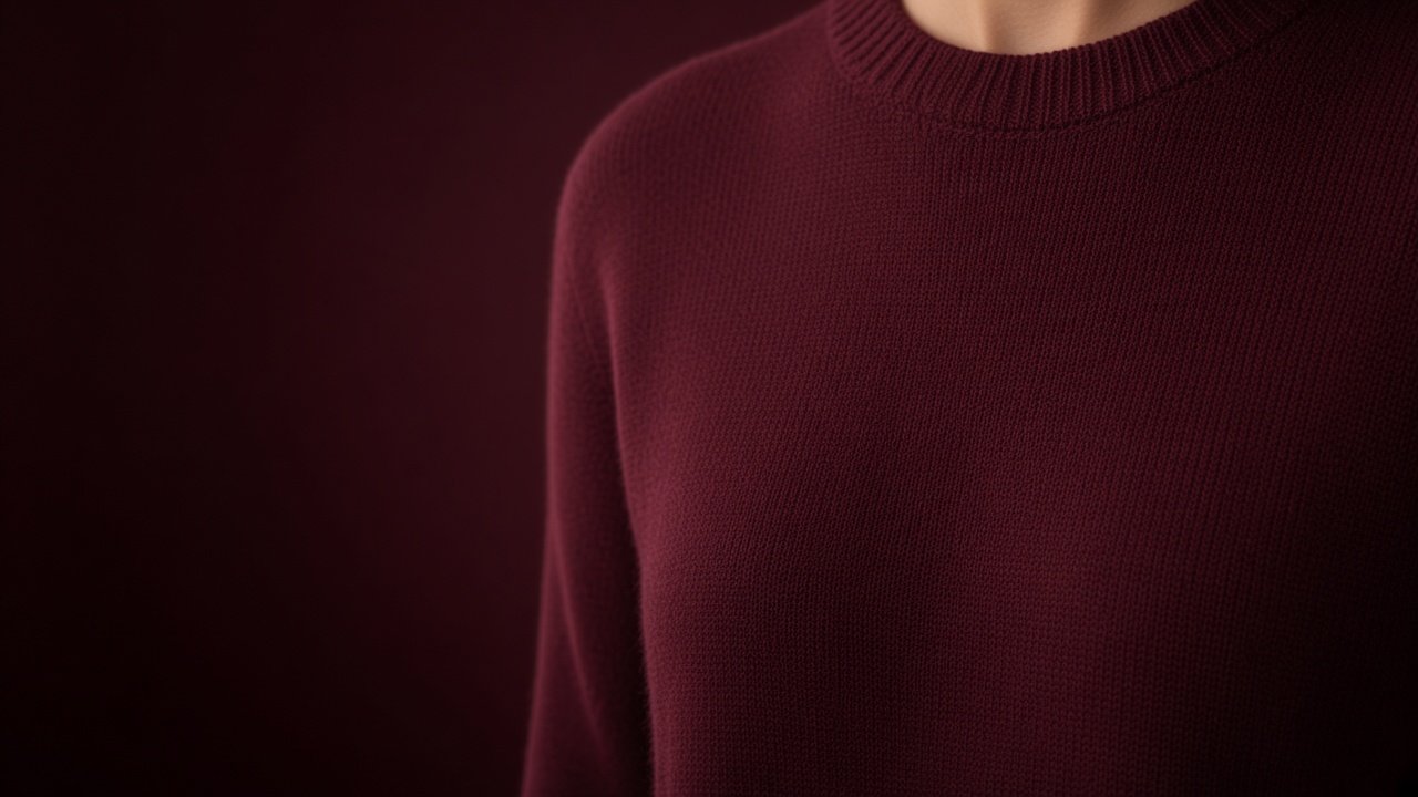 Wine Merino Knit